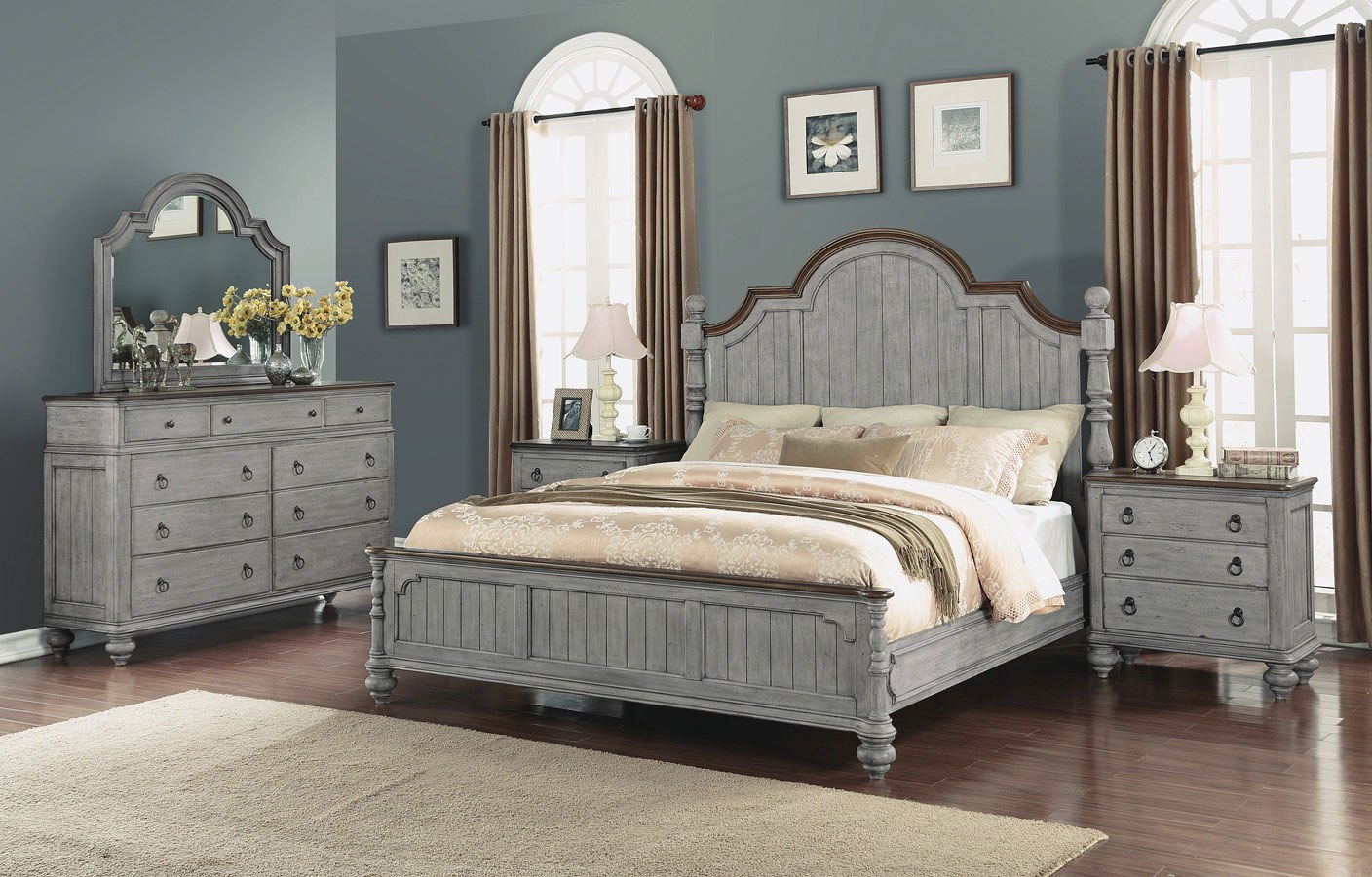 Plymouth Poster Bedroom Set Flexsteel | Furniture Cart