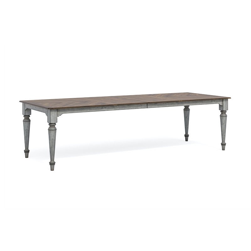 Plymouth Rectangular Dining Table Flexsteel Furniture Cart