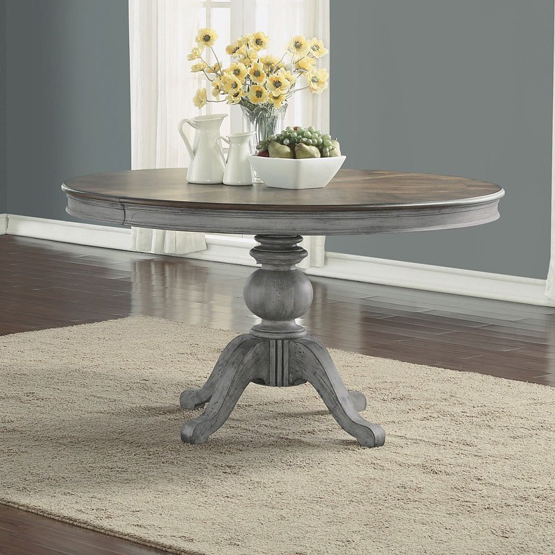 Plymouth Round Dining Table Flexsteel Furniture Cart
