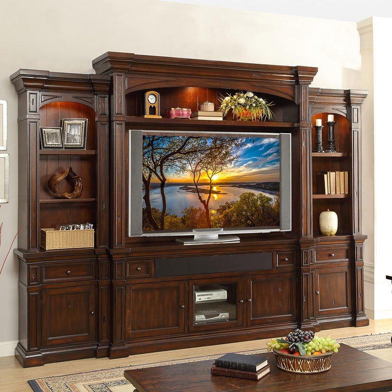 Berkshire Premium Entertainment Wall Legends Furniture | Furniture Cart