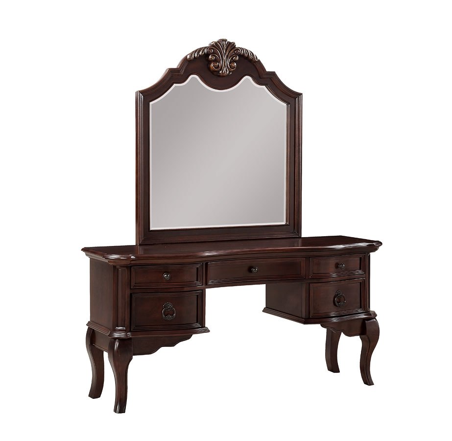 St Louis Vanity Desk W Mirror Avalon Furniture Furniture Cart