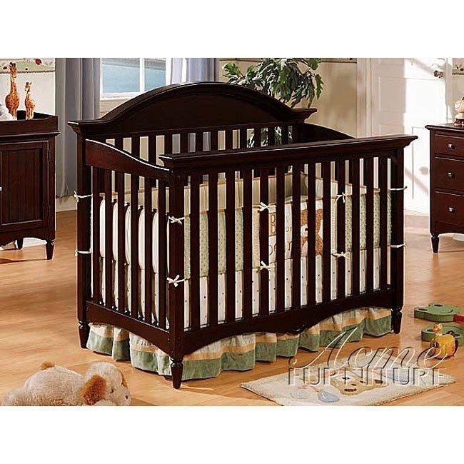 Stanton Baby Crib Espresso Acme Furniture Furniture Cart