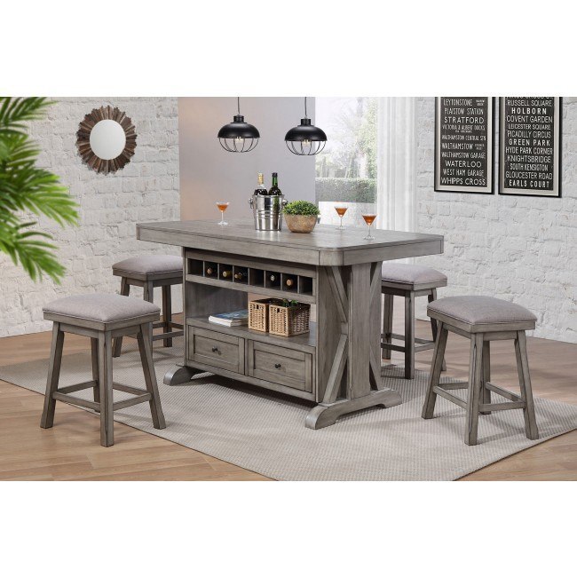 Graystone Kitchen Island Set ECI Furniture, 3 Reviews ...