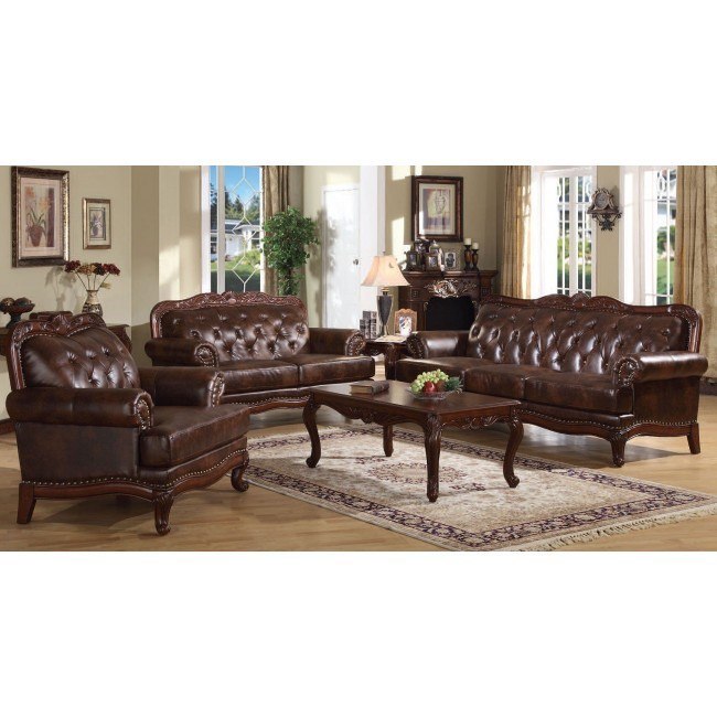 Birmingham Leather Living Room Set