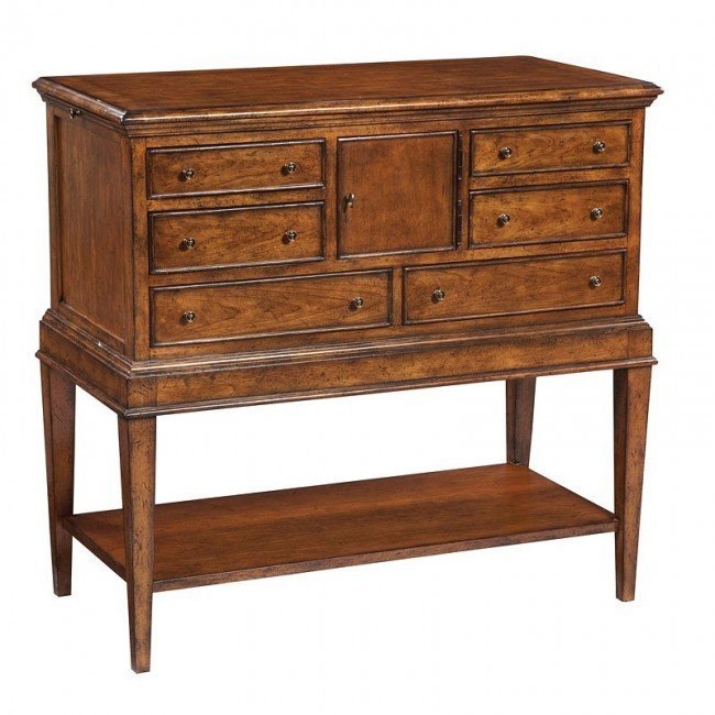 European Legacy Silver Chest Hekman Furniture Cart