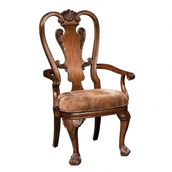New Orleans Queen Anne Arm Chair Set Of 2 Hekman Furniture Cart New Orleans Queen Anne Arm Chair Set