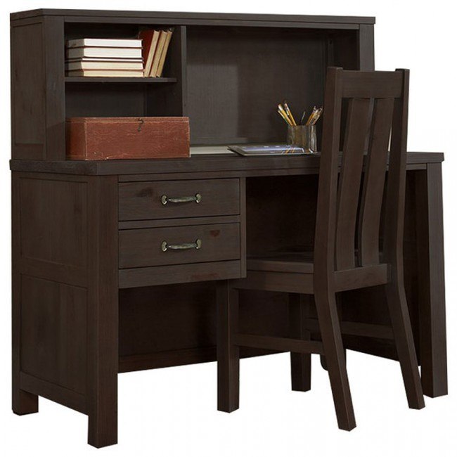 Highlands Desk W/ Hutch (Espresso) Hillsdale Furniture Furniture Cart