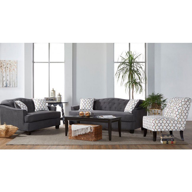 15700 Series Bing Ash Living Room Set Hughes Furniture Furniture Cart