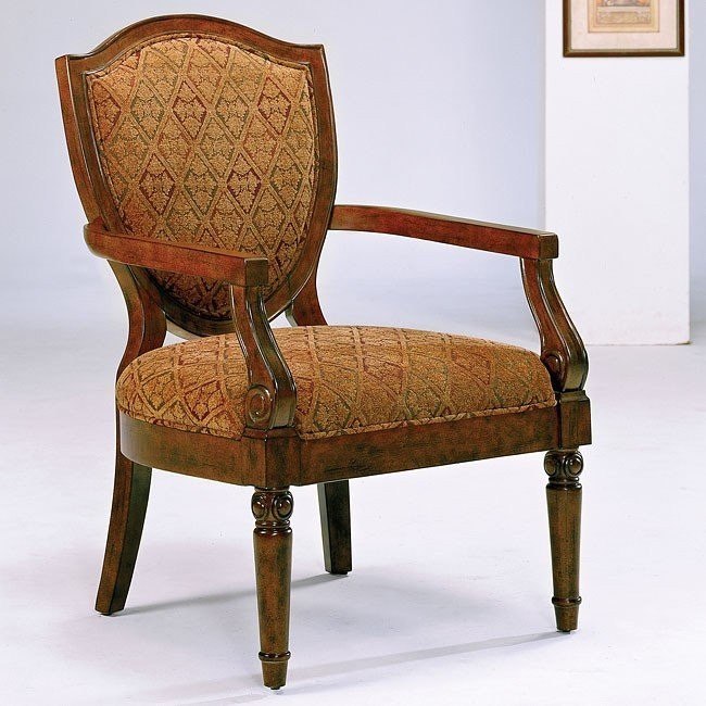 Hand Carved Accent Chair World Imports | Furniture Cart