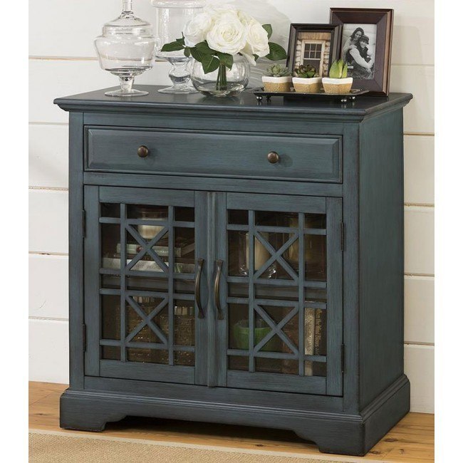Craftsman 32 Inch Accent (Antique Blue) Jofran Furniture, 1 Reviews Furniture Cart