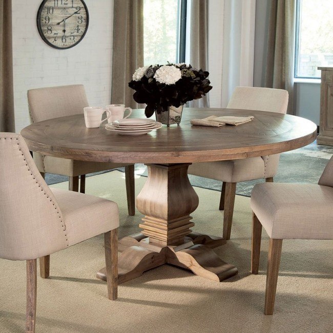 Florence Round Dining Table Coaster Furniture, 2 Reviews | Furniture Cart