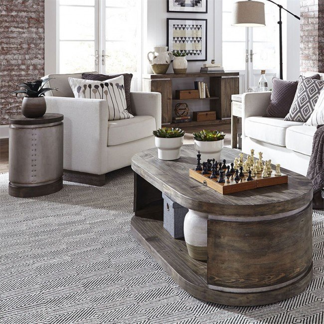 West End Oval Occasional Table Set Liberty Furniture Furniture Cart