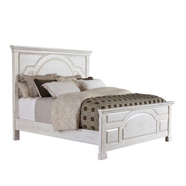 Celeste Panel Bed Vintage White Coaster Furniture Furniture Cart