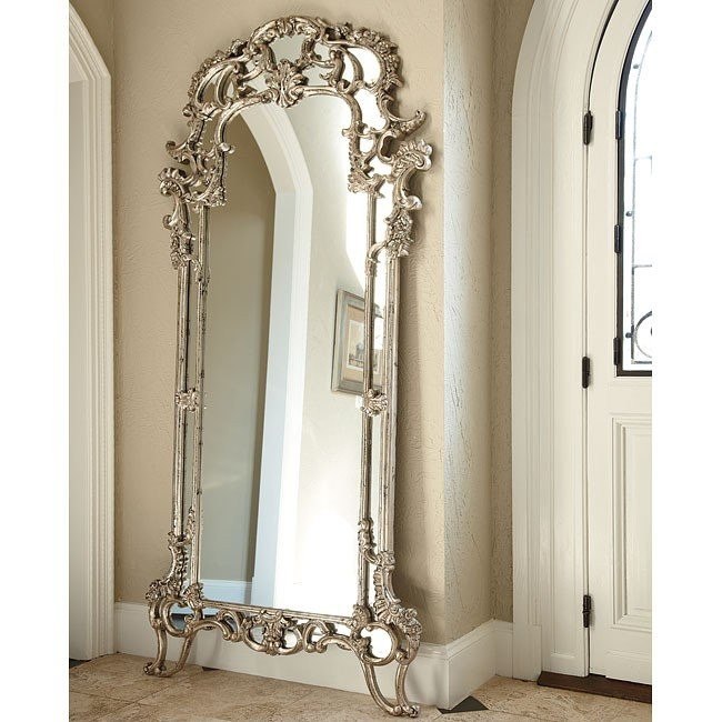 silver floor mirror target