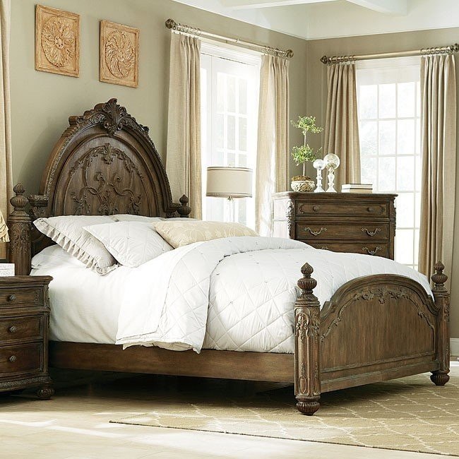 Jessica Mcclintock The Boutique Poster Bed Baroque American Drew Furniture Cart