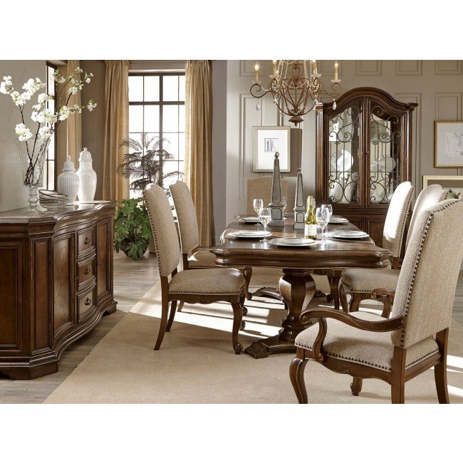 La Viera Rectangular Dining Room Set W Upholstered Chairs Art Furniture 1 Reviews Furniture Cart
