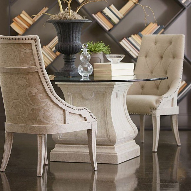 Arch Salvage Leoni 54 Inch Round Dining Table (Cirrus) ART ...