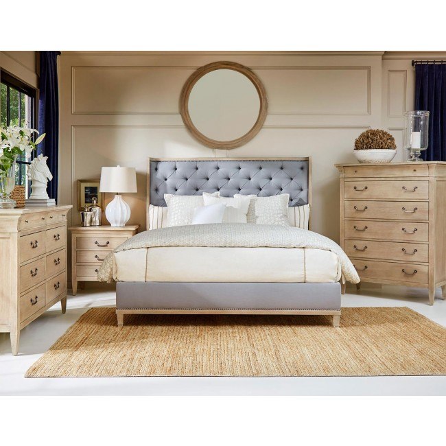 Artiste Jordan Bedroom Set W Anna Upholstered Bed Art Furniture
