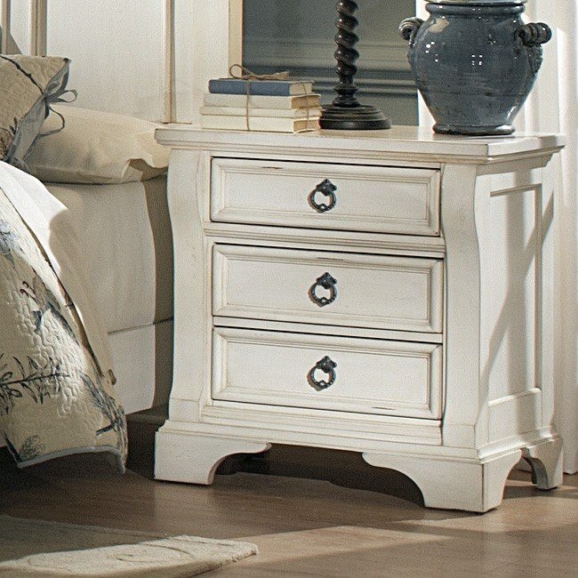 Heirloom Night Stand (White) American Woodcrafters, 1 Reviews