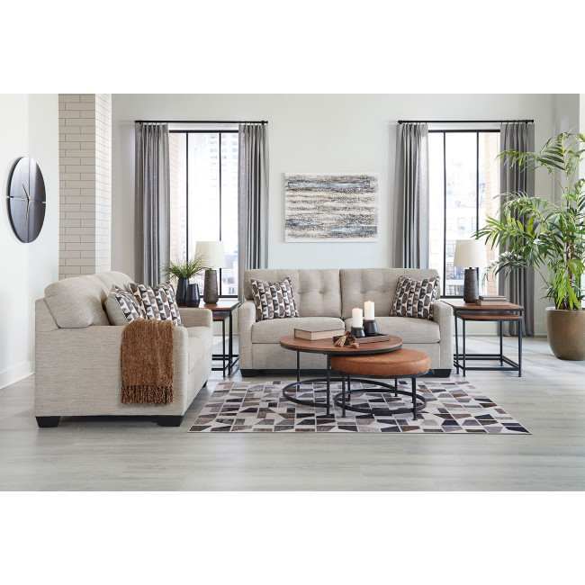 Mahoney Pebble Living Room Set Signature Design | Furniture Cart