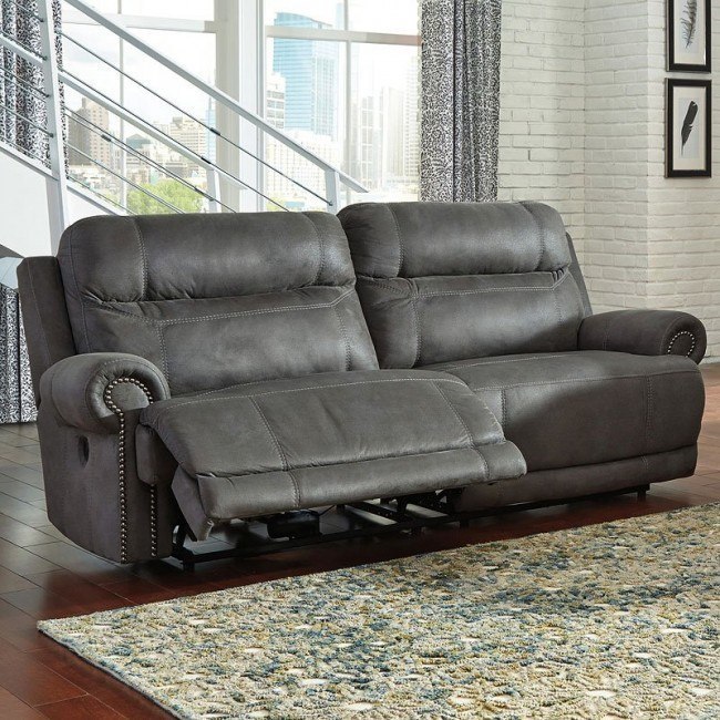 Austere Gray Power Reclining Sofa Signature Design 3 Reviews