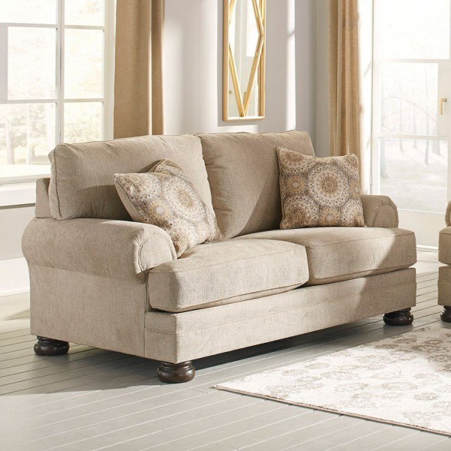 Quarry Hill Quartz Loveseat Benchcraft Furniture Cart