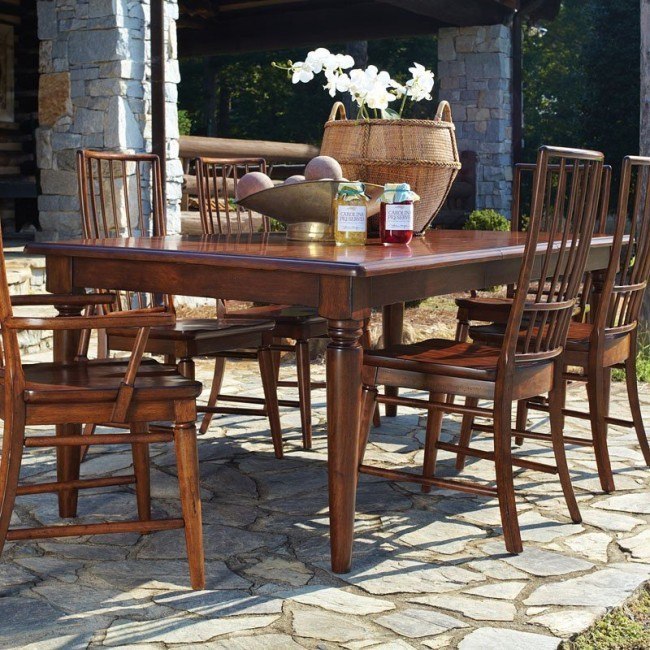 Blue Ridge Rectangular Dining Table Klaussner Furniture Cart