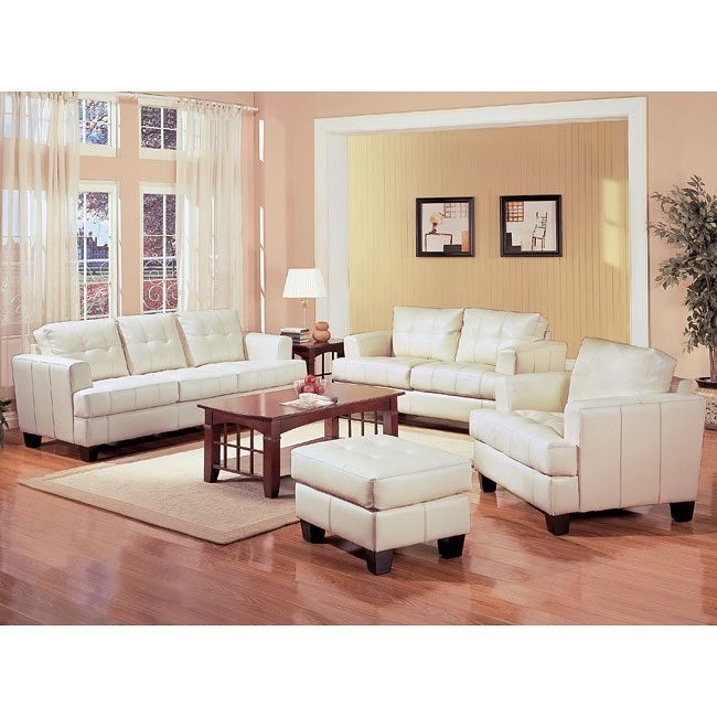 Samuel Cream Living Room Set Coaster Furniture, 1 Reviews Furniture Cart