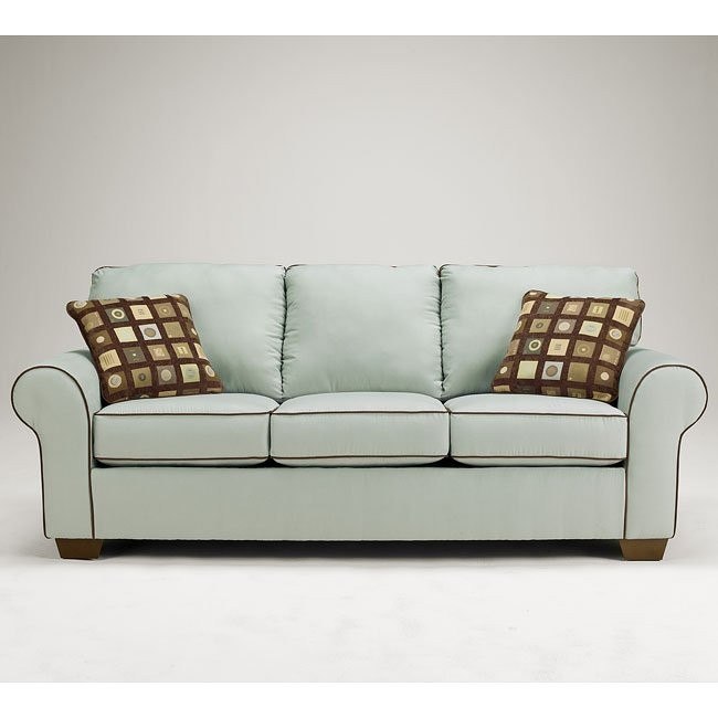 Montclair Seafoam Sofa Signature Design By Ashley Furniture Cart