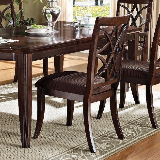 Acme Keenan Dining Arm Chairs (Set of 2) in Dark Walnut 60258 main image 0