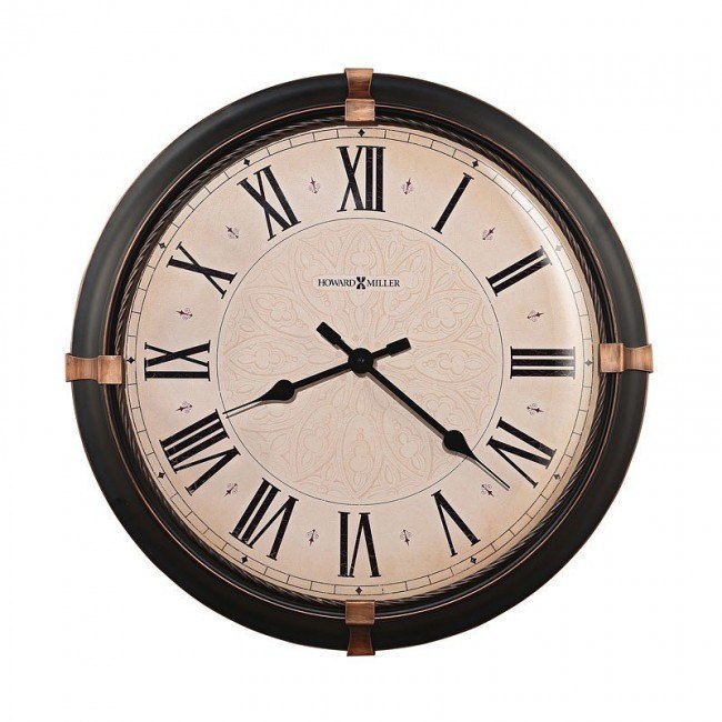 Atwater Wall Clock Howard Miller Furniture Cart