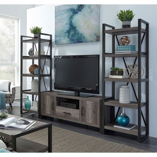 Tanners Creek Entertainment Center W Tall Piers Liberty Furniture