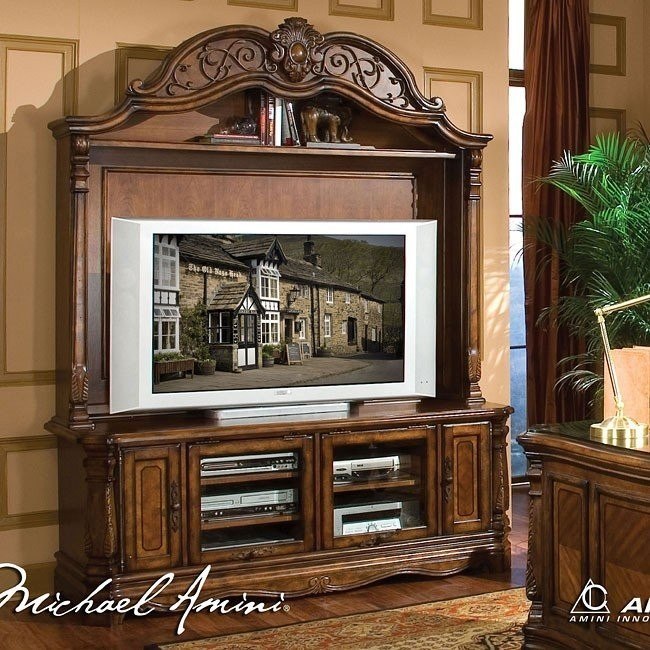 Windsor Court Entertainment Unit Aico Furniture Furniture Cart