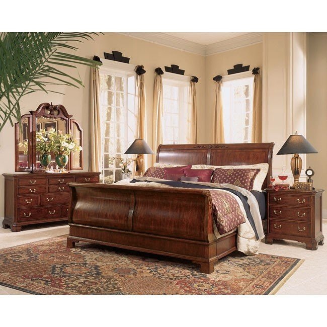 Cherry Grove Sleigh Bedroom Set