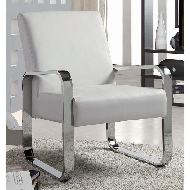 Ultra Modern Accent Chair (White) Coaster Furniture