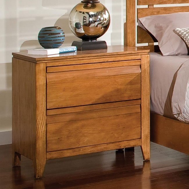 Drake Nightstand (Caramel) Standard Furniture Furniture Cart