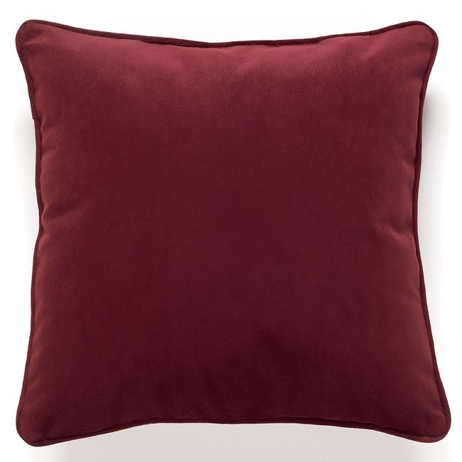burgundy sofa pillows