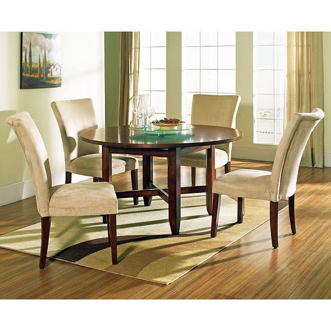 Avenue Round Dining Room Set W/ 54 Inch Table Steve Silver ...