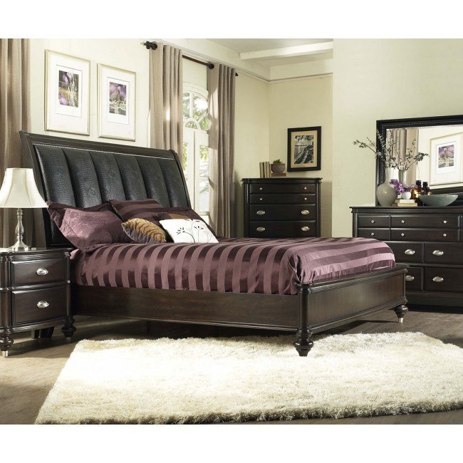 Dundee Place Sleigh Bed Avalon Furniture Furniture Cart