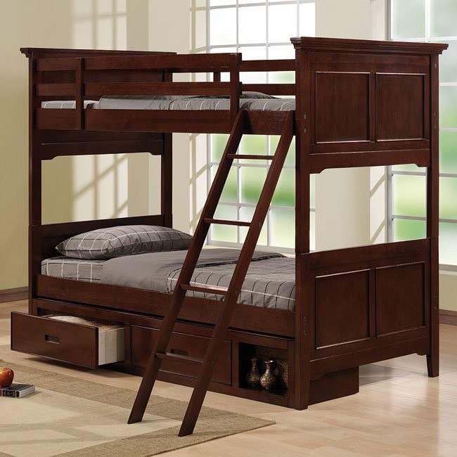 Jordan Bunk Bed Homelegance Furniture Cart