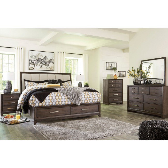 Brueban Sleigh Storage Bedroom Set Signature Design 1 Reviews Furniture Cart