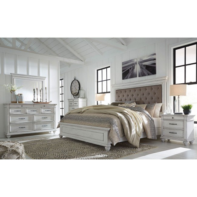 Kanwyn Upholstered Panel Bedroom Set Signature Design By ...