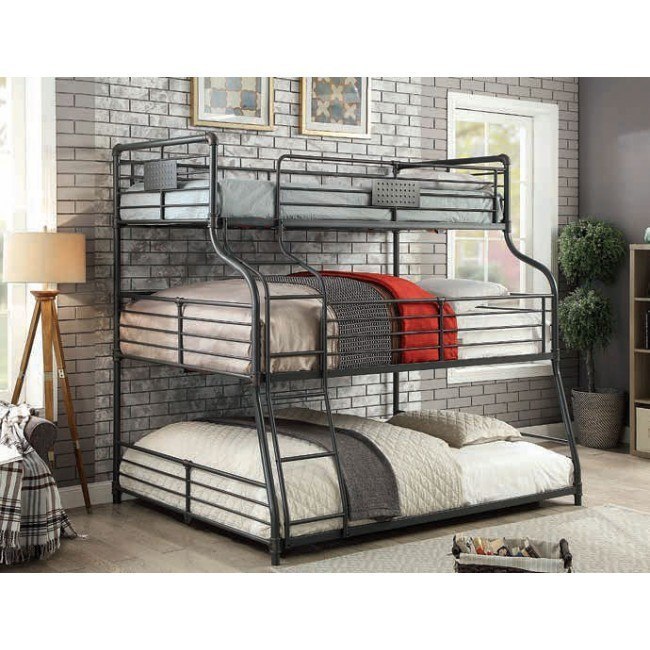 3 twin bunk bed
