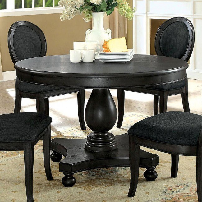 Amazon Com 5 Pc Small Kitchen Table And Chairs Set Round Table