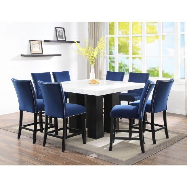 Camila Square Counter Height Dining Room Set Steve Silver Furniture