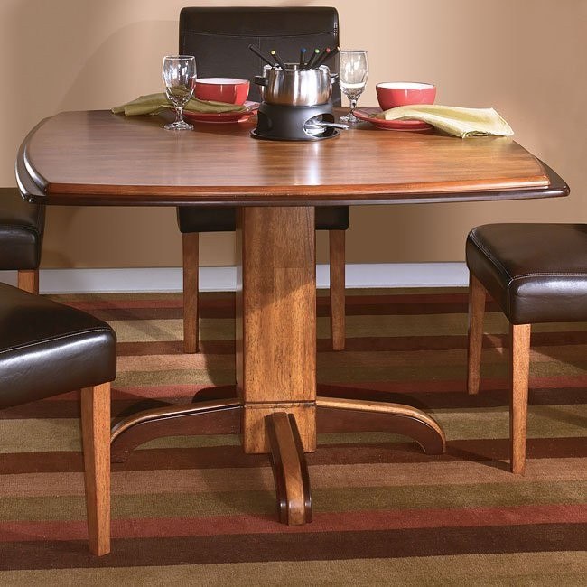 Urbandale Square Pedestal Table Signature Design By Ashley Furniture Cart