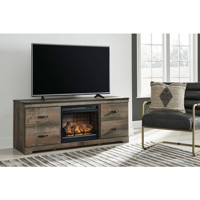 Trinell 63 Inch TV Stand W/ Infrared Fireplace Signature ...