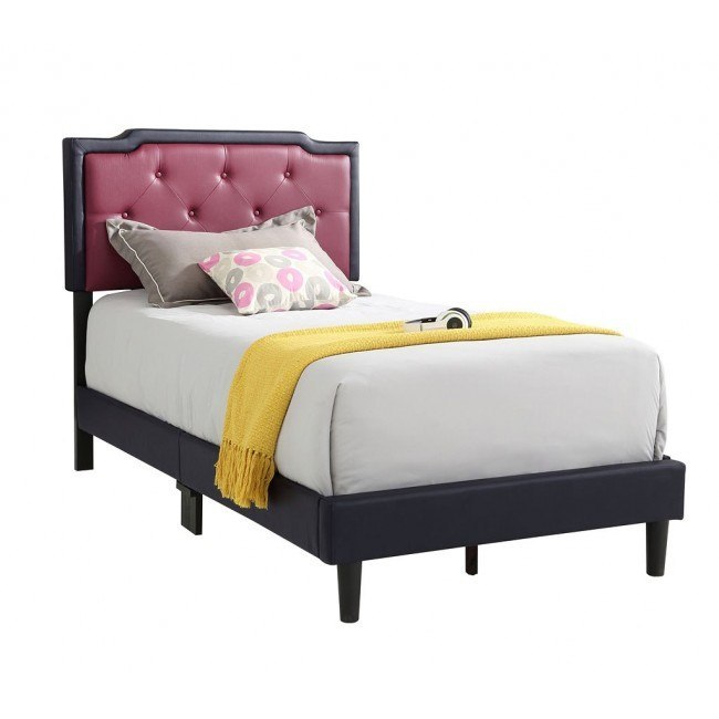 G1120 Upholstered Youth Bed Glory Furniture Furniture Cart