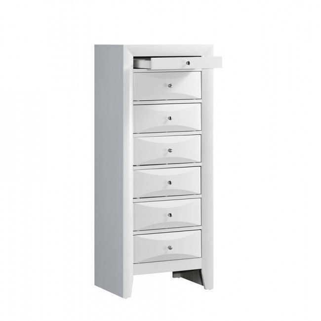 G1570 Drawer Lingerie Chest White Glory Furniture Furniture Cart