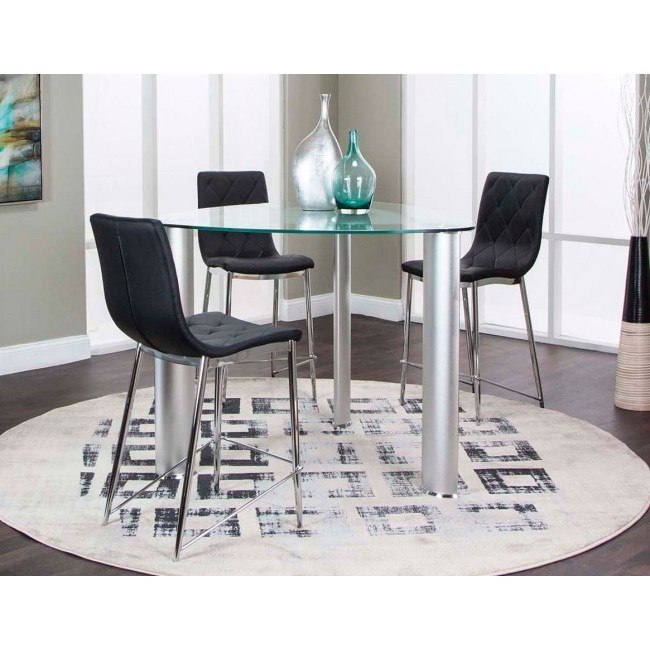 Turbo Triangular Counter Height Dining Set W/ 45 Inch Table Cramco ...